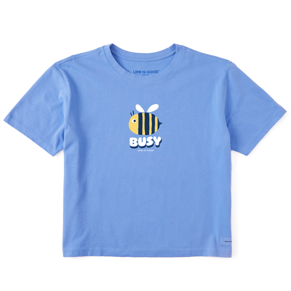 Women's Crafty Busy Bee  Boxy Crusher Tee