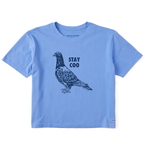 Women's High-Low Pidgeon  Boxy Crusher Tee