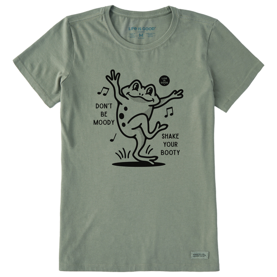 Women's Matchbook Shake Your Booty Frog  Crusher Tee