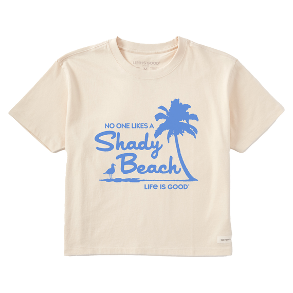 Women's Shady Beach  Boxy Crusher Tee
