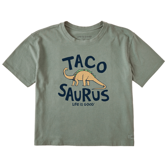 Women's Tacosaurus  Boxy Crusher Tee